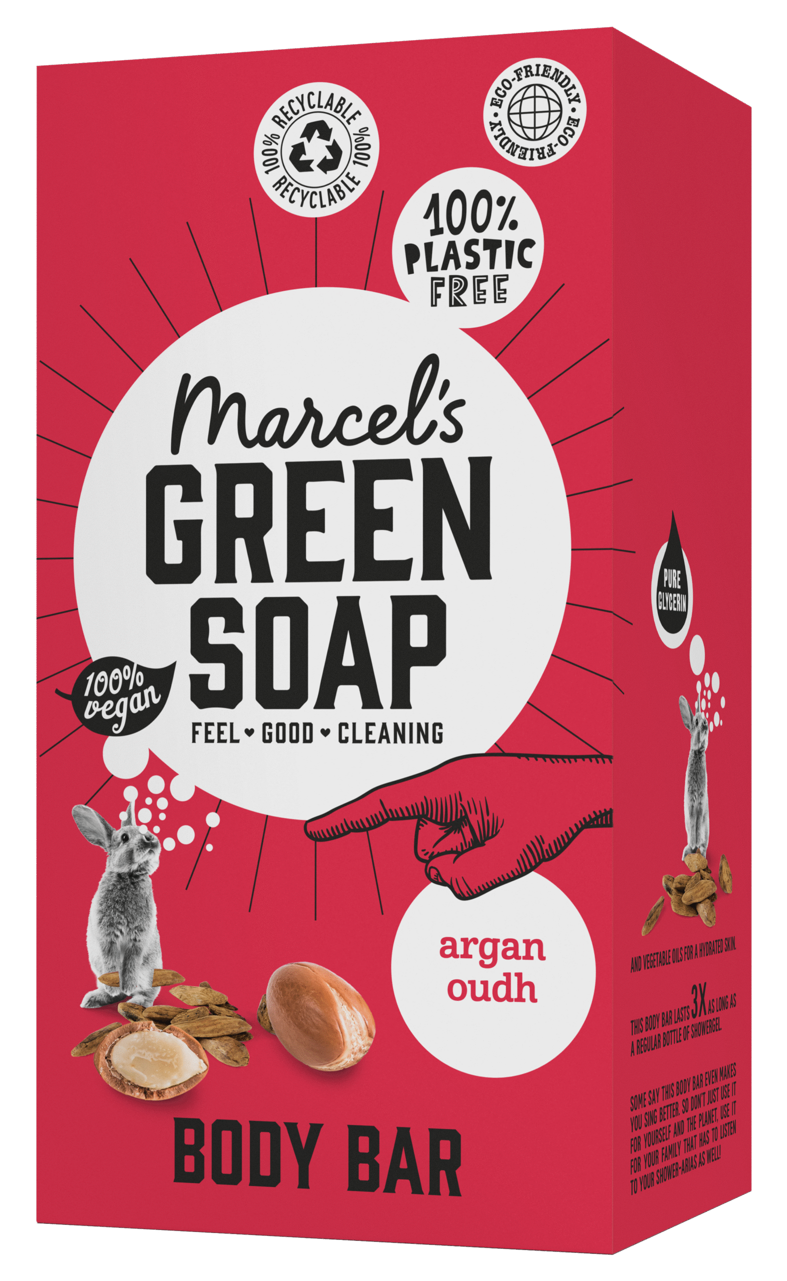 Marcel's Green Soap Shower bar argan & oudh - Afbeelding 5