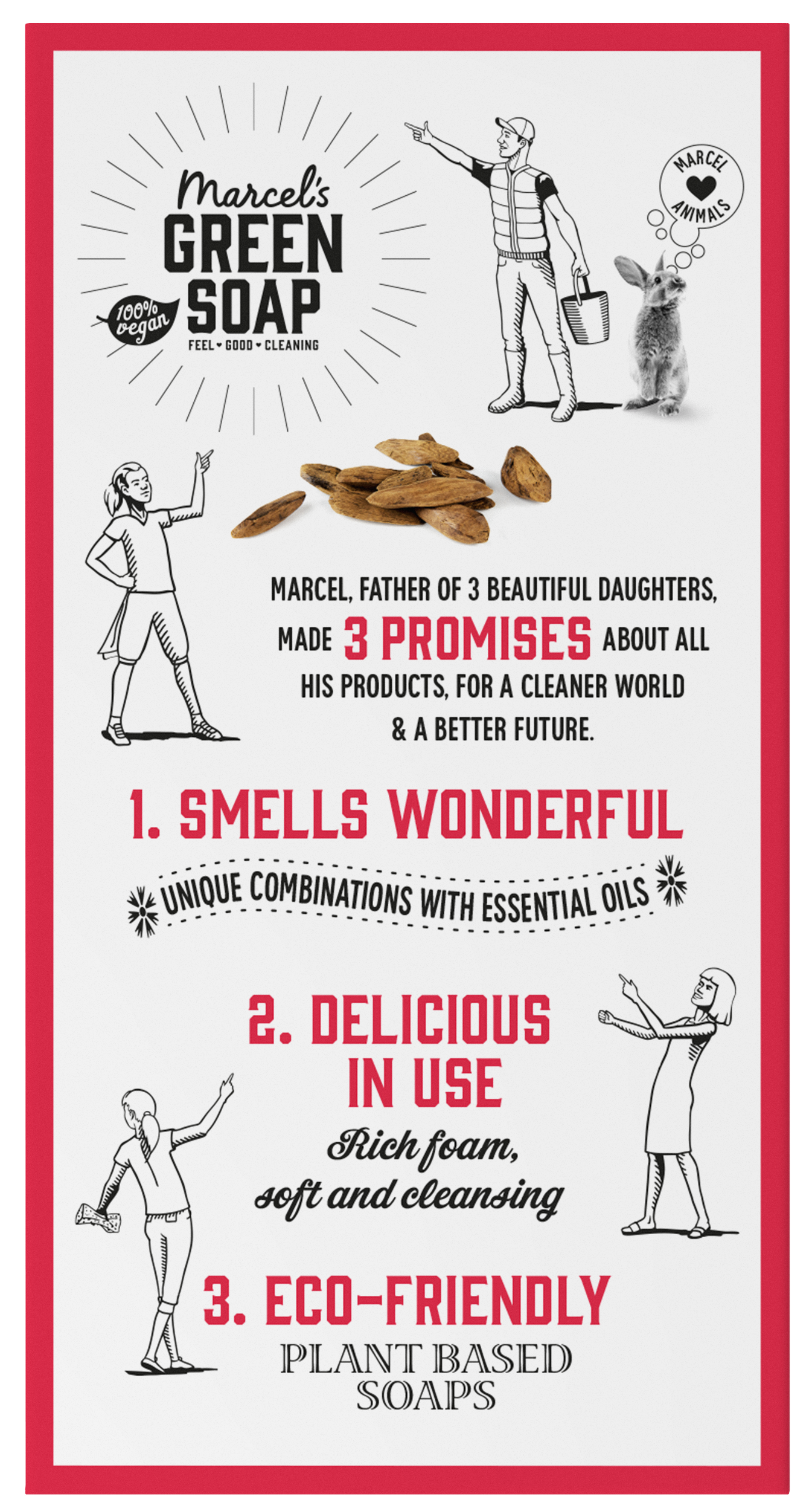 Marcel's Green Soap Shower bar argan & oudh - Afbeelding 6