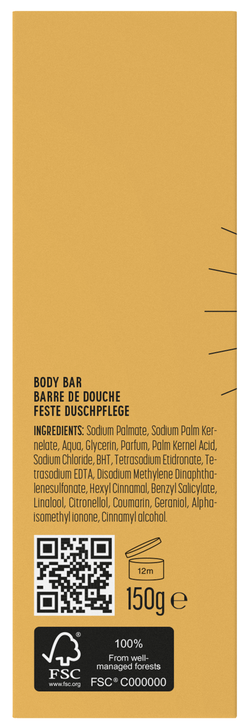 Marcel's Green Soap Shower bar vanilla & cherry - Afbeelding 3