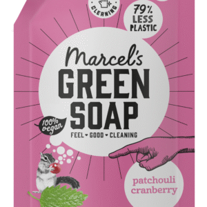 Marcel's Green Soap Handzeep patchouli & cranberry navul