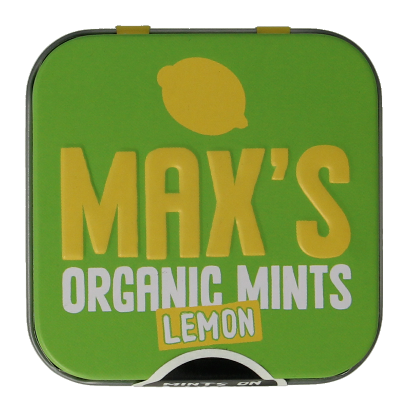 Max mints Lemon blikje vierkant bio