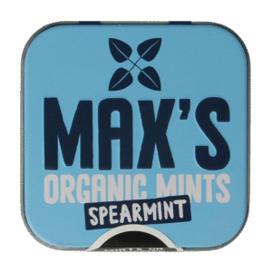Max mints Spearmint blikje vierkant bio