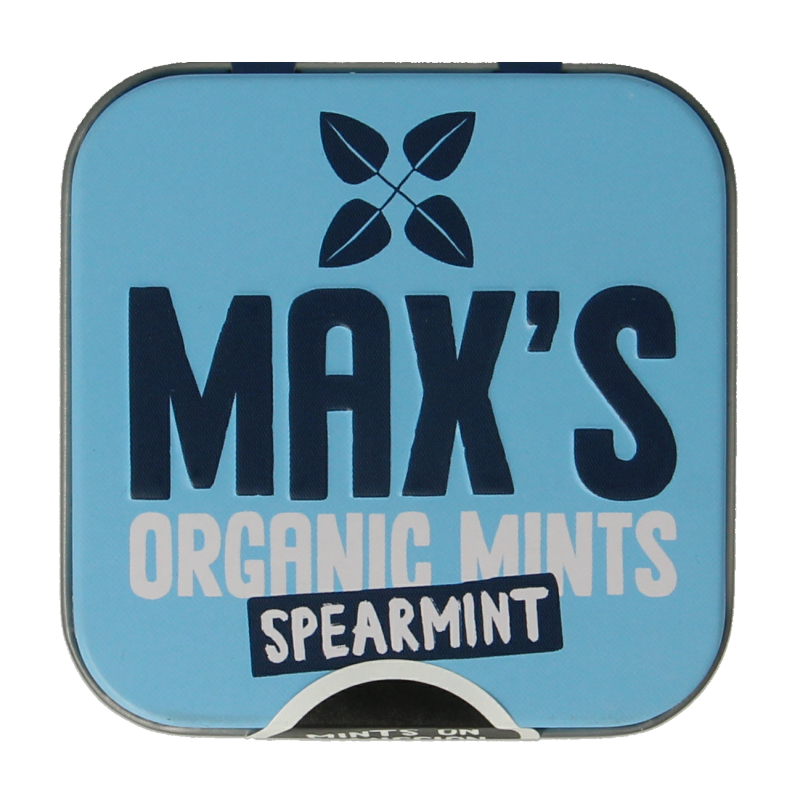 Max mints Spearmint blikje vierkant bio
