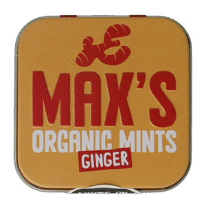 Max mints Ginger blikje vierkant bio