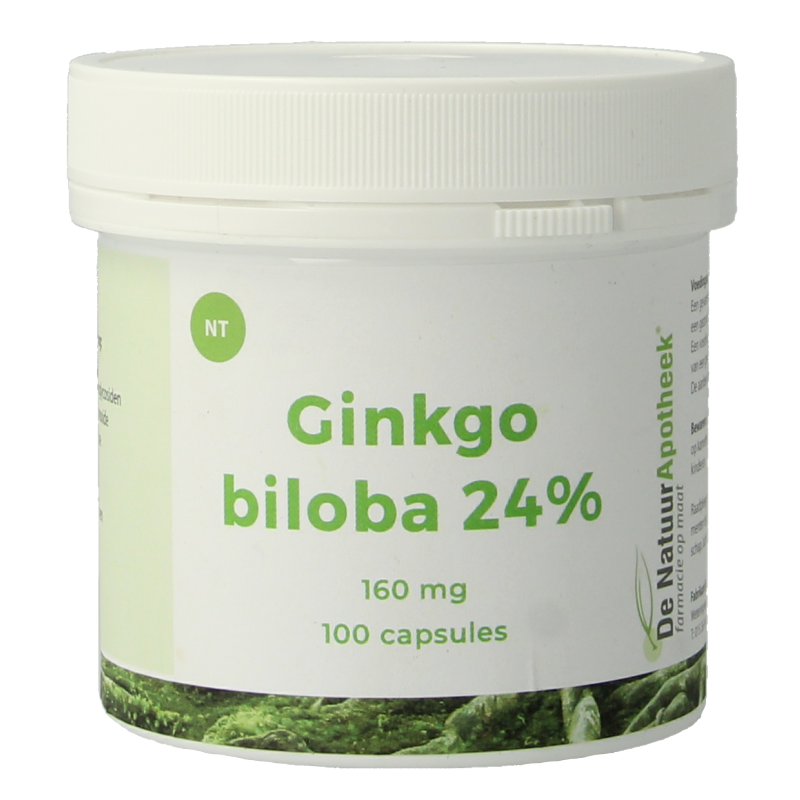 Natuurapotheek Ginkgo biloba 24% 160mg