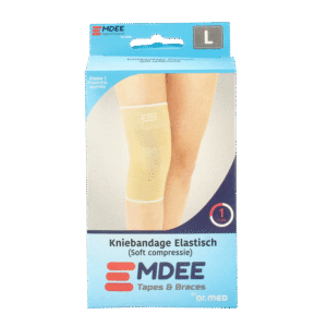 Emdee Elastic support knie maat L huidskleur