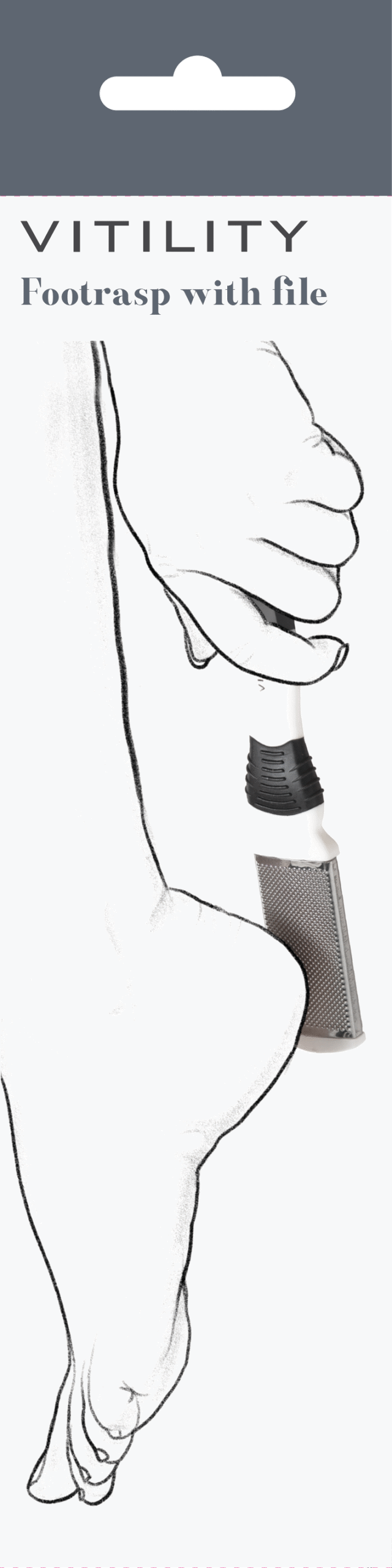 Vitility Voetrasp met vijl
