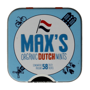 Max mints Dutch blikje vierkant bio