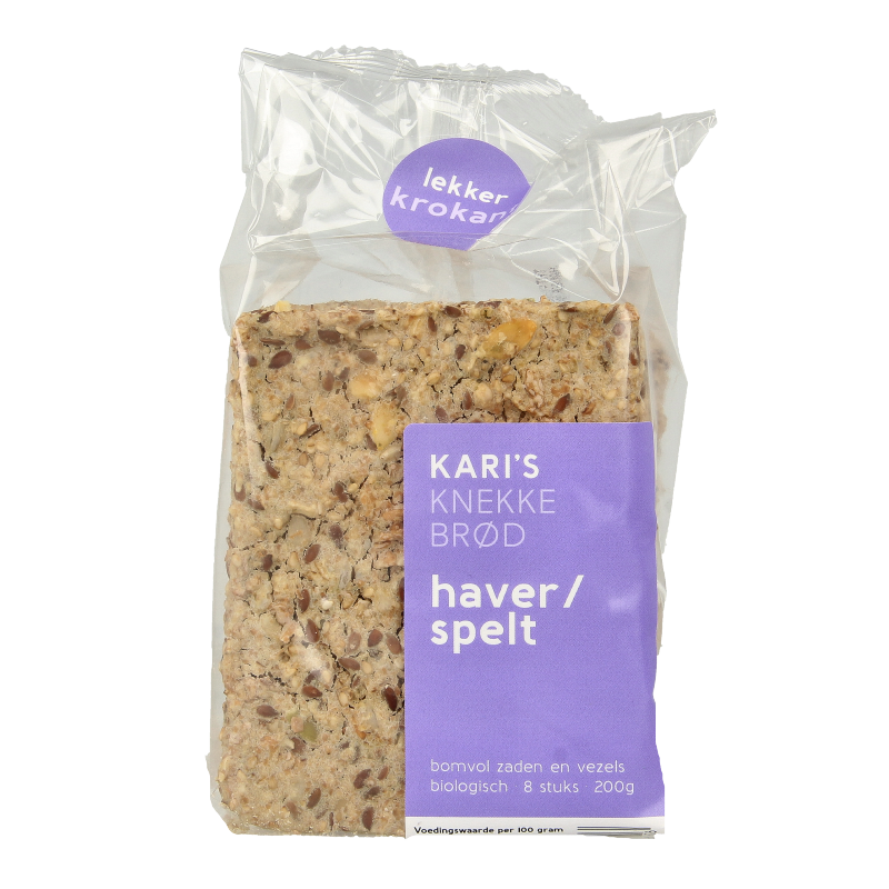 Kari's Crackers Knekkebrod haver/spelt bio