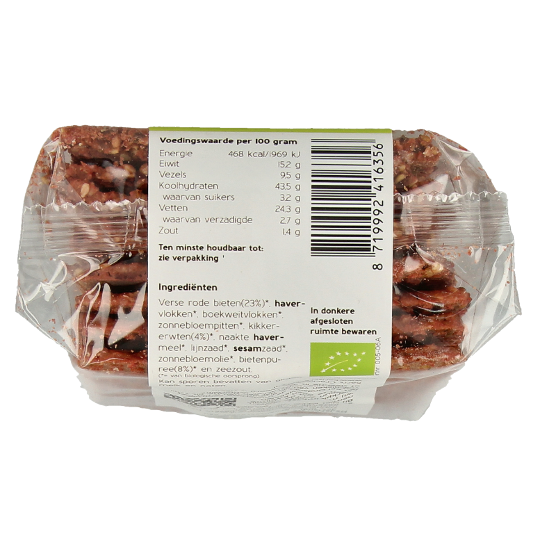 Kari's Crackers Groentecracker rode biet bio - Afbeelding 3