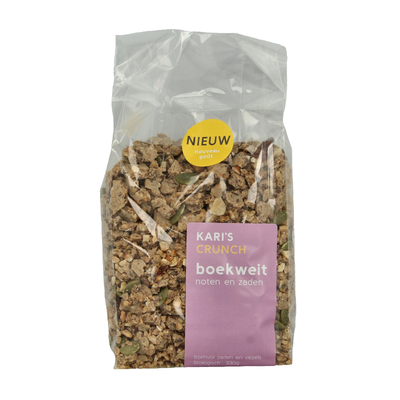 Kari's Crunch Granola boekweit noot zaad bio