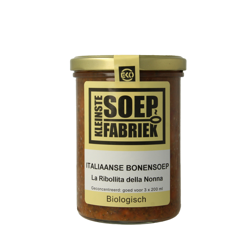 Kleinstesoepfabriek Italiaanse bonensoep bio