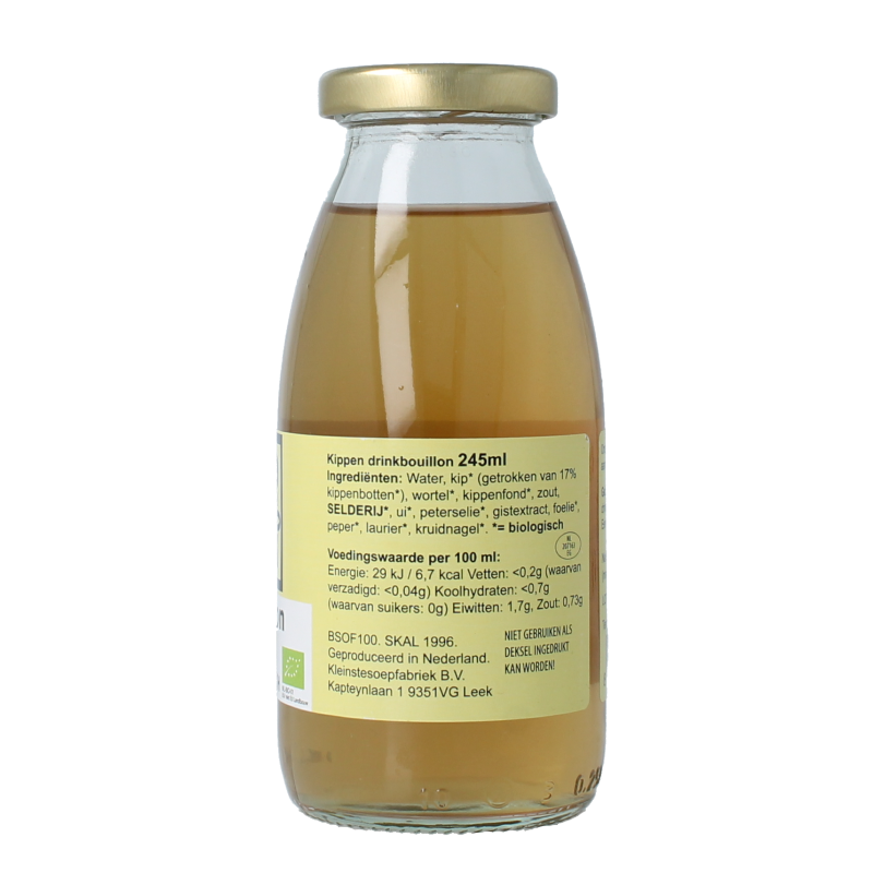 Kleinstesoepfabriek Drinkbouillon kip bio - Afbeelding 3