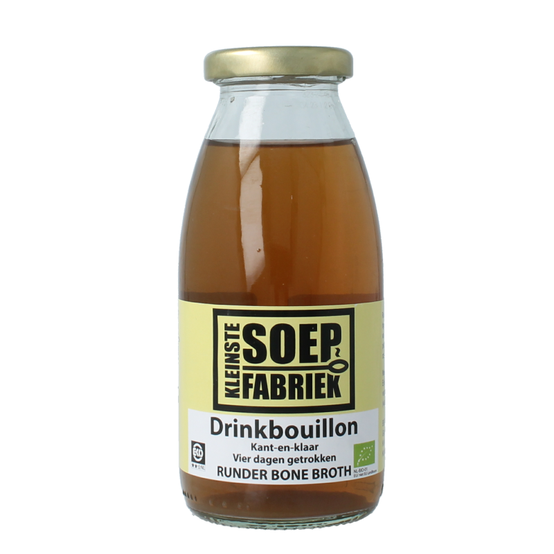 Kleinstesoepfabriek Drinkbouillon rund bio