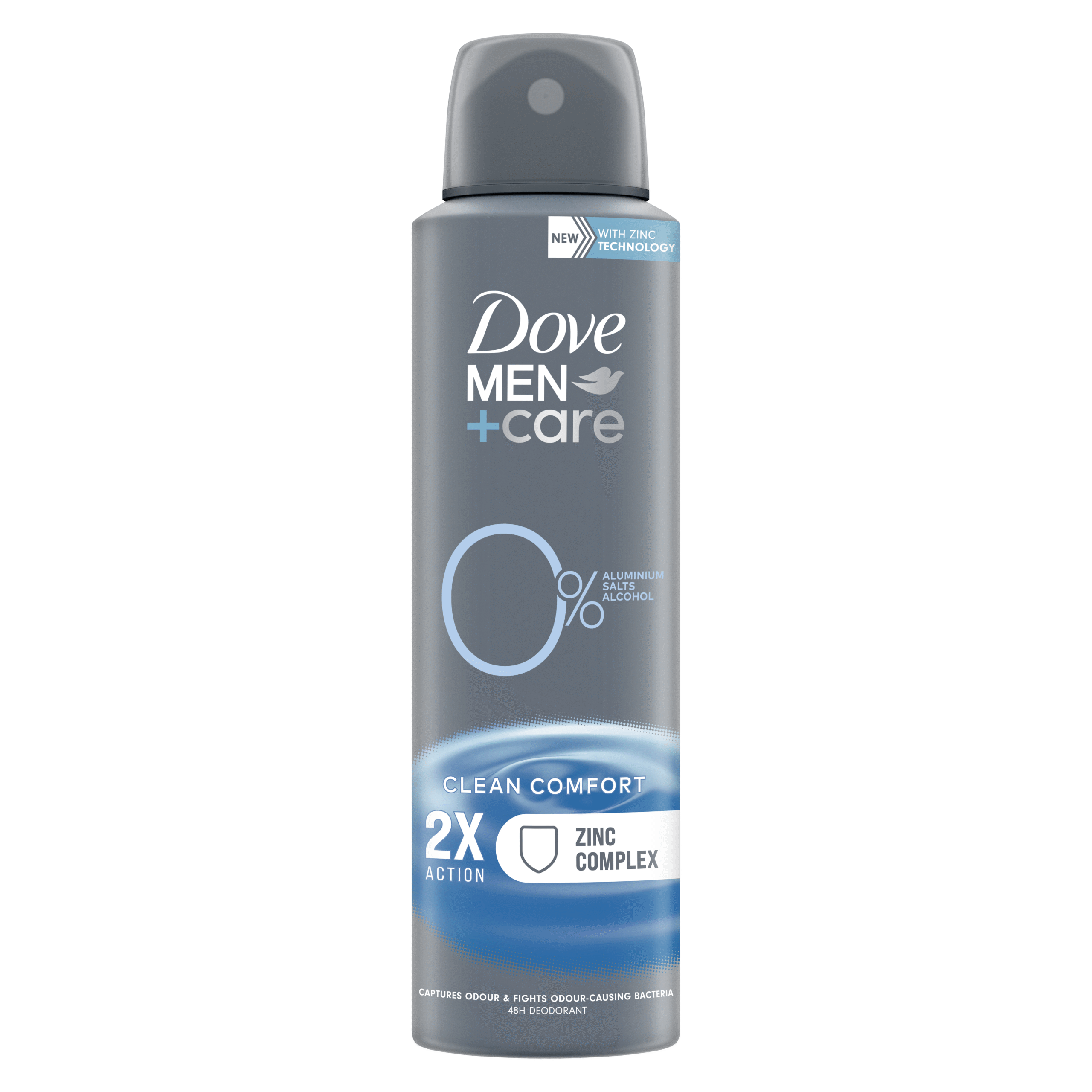 Dove Deodorant spray men+ care clean comfort 0%