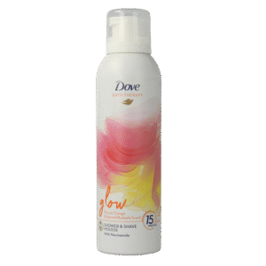 Dove Glow shower & shave foam
