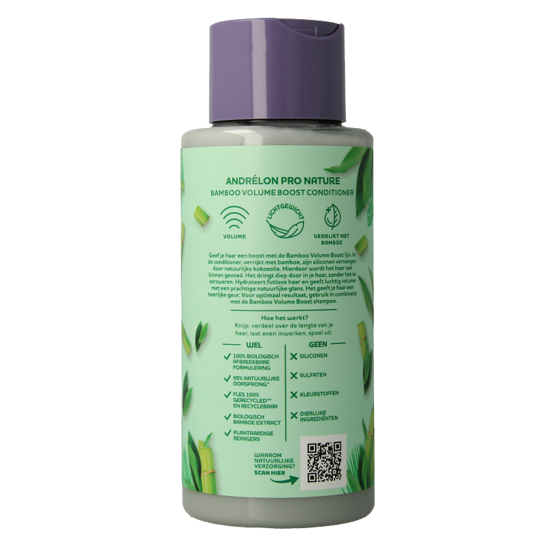 Andrelon Conditioner pro nature bamboo volume boost - Afbeelding 3