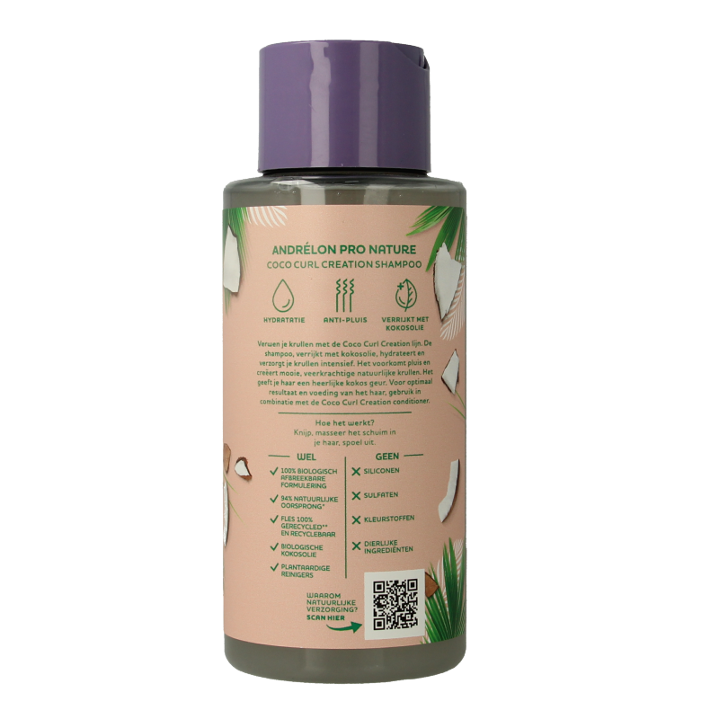 Andrelon Shampoo pro nature coco curl creation - Afbeelding 3