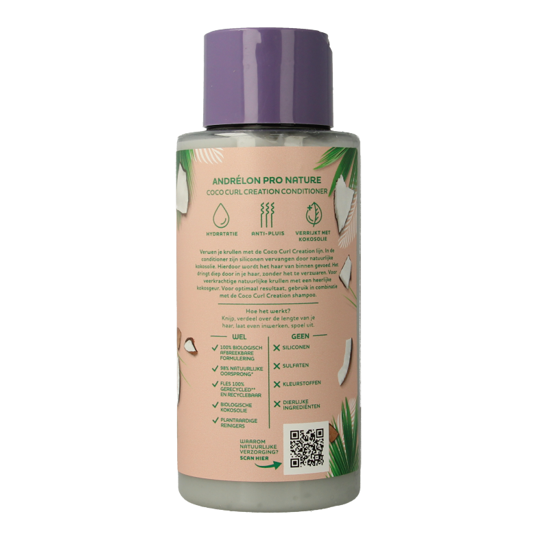 Andrelon Conditioner pro nature coco curl creation - Afbeelding 3