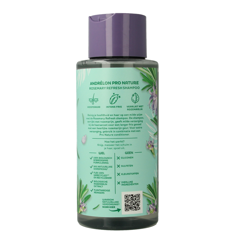Andrelon Shampoo pro nature rosemary refresh - Afbeelding 3