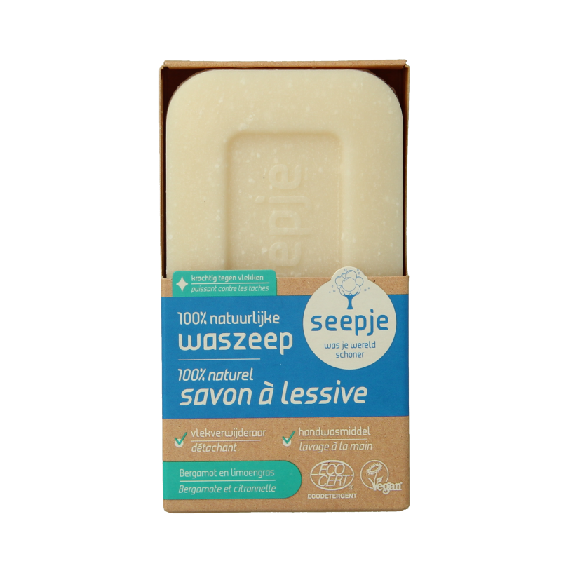 Seepje Waszeep & vlekverwijderaar bergamot & limoengras