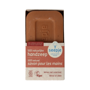 Seepje Hand en lichaamszeep vetiver cederhout