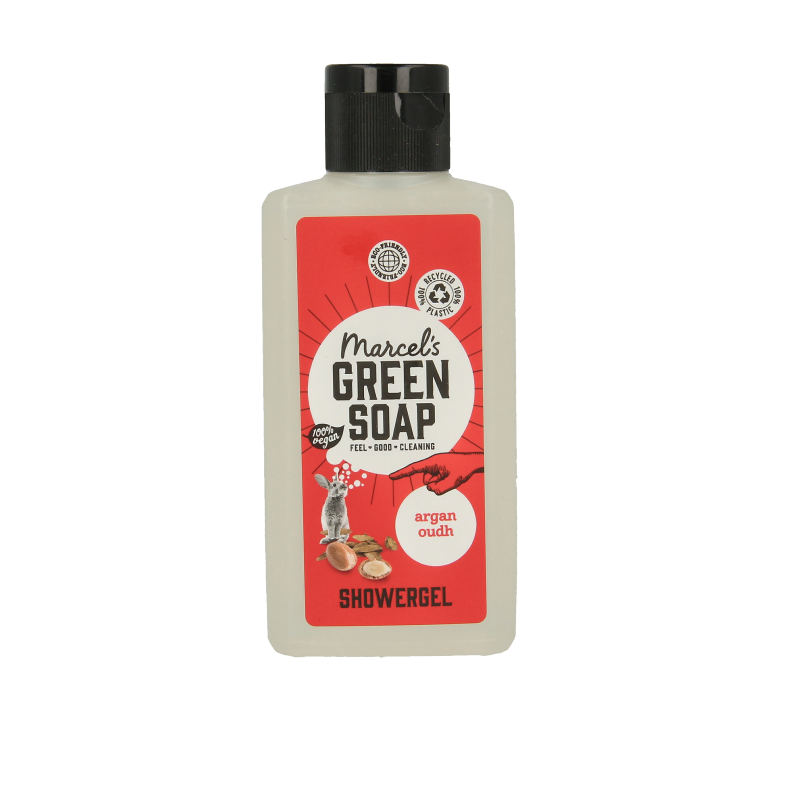 Marcel's Green Soap Showergel argan & oudh mini