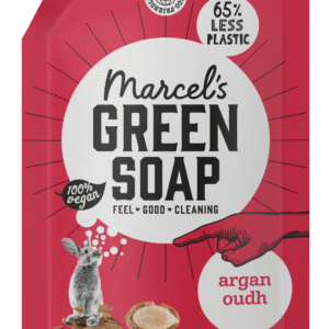 Marcel's Green Soap Showergel argan & oudh navulling