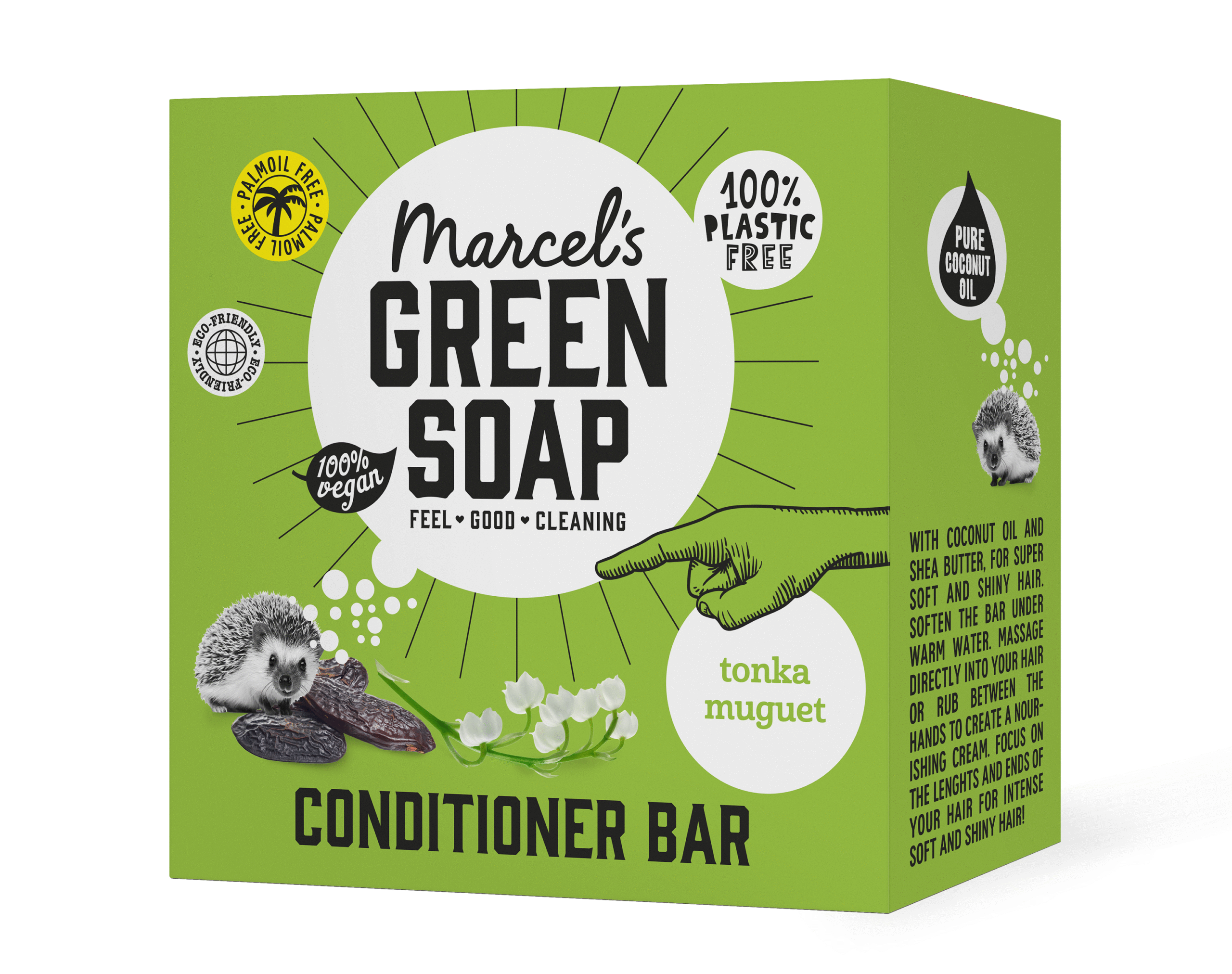 Marcel's Green Soap Conditioner bar tonka & muguet - Afbeelding 6