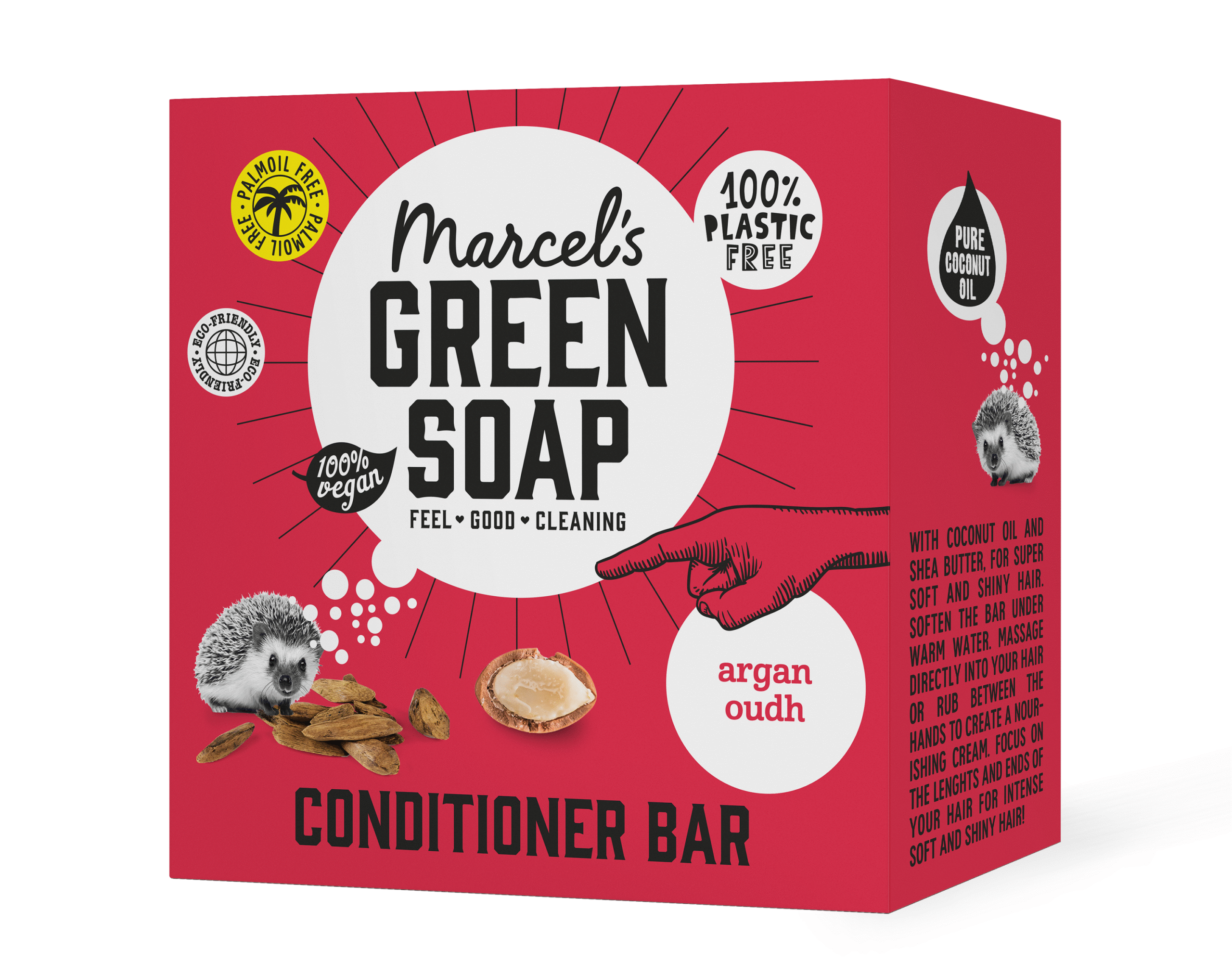 Marcel's Green Soap Conditioner bar argan & oudh - Afbeelding 6