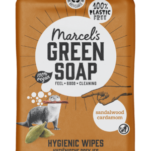 Marcel's Green Soap Cleansing wipes sandelhout & kardemom