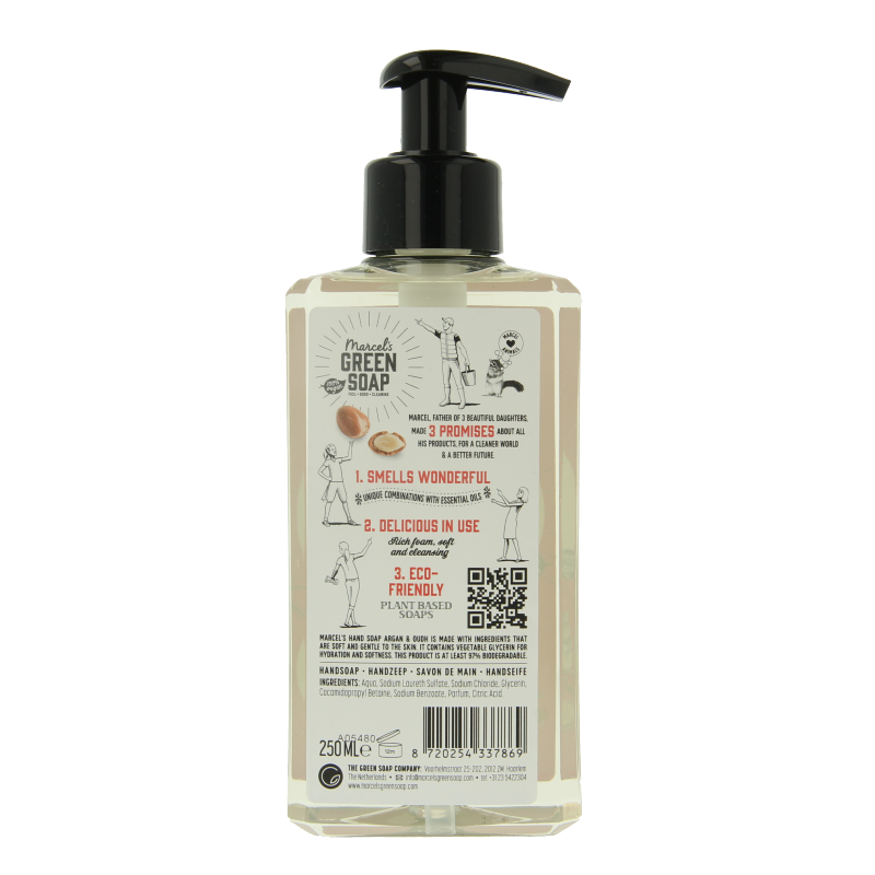 Marcel's Green Soap Handzeep argan & oudh - Afbeelding 2