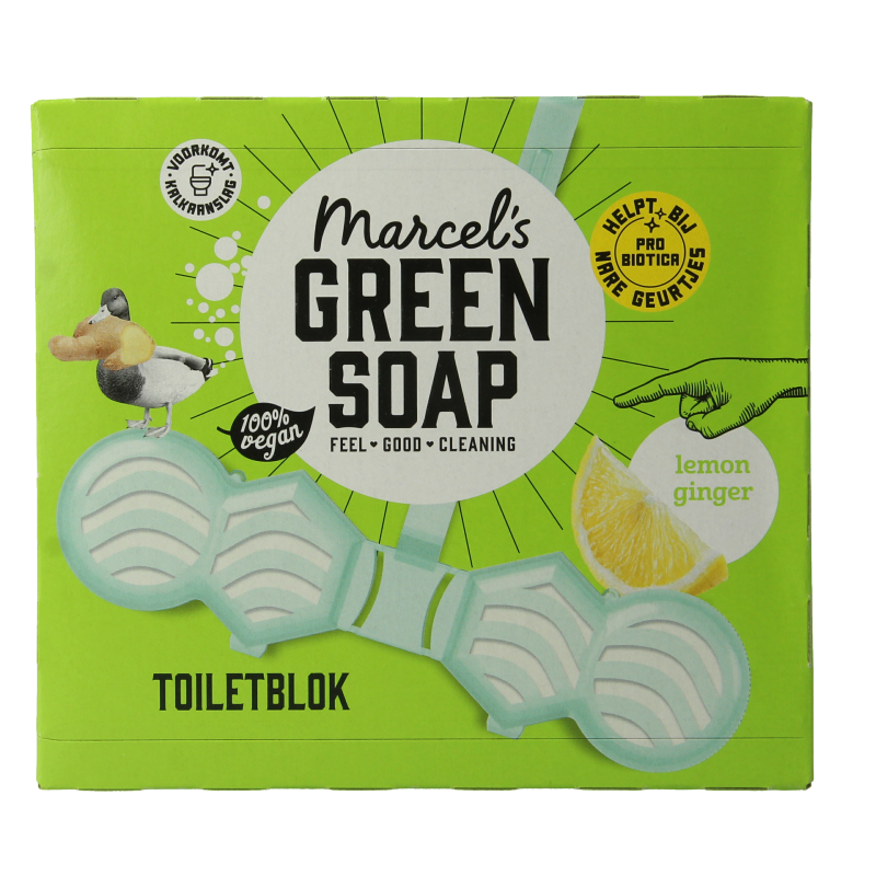 Marcel's Green Soap Toiletblok citroen & gember