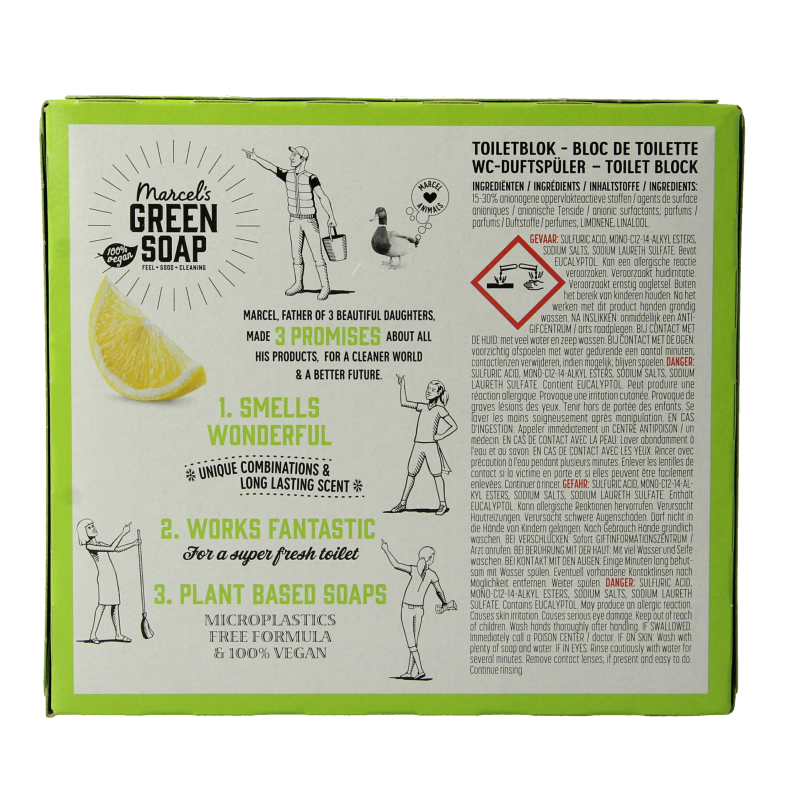 Marcel's Green Soap Toiletblok citroen & gember - Afbeelding 2
