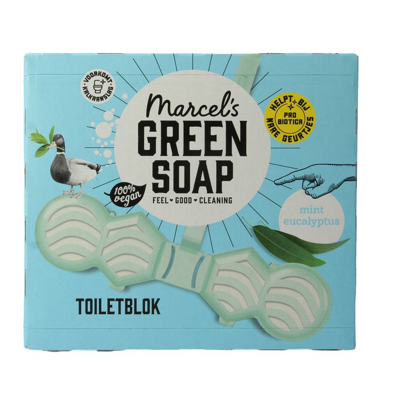 Marcel's Green Soap Toiletblok munt & eucalyptus