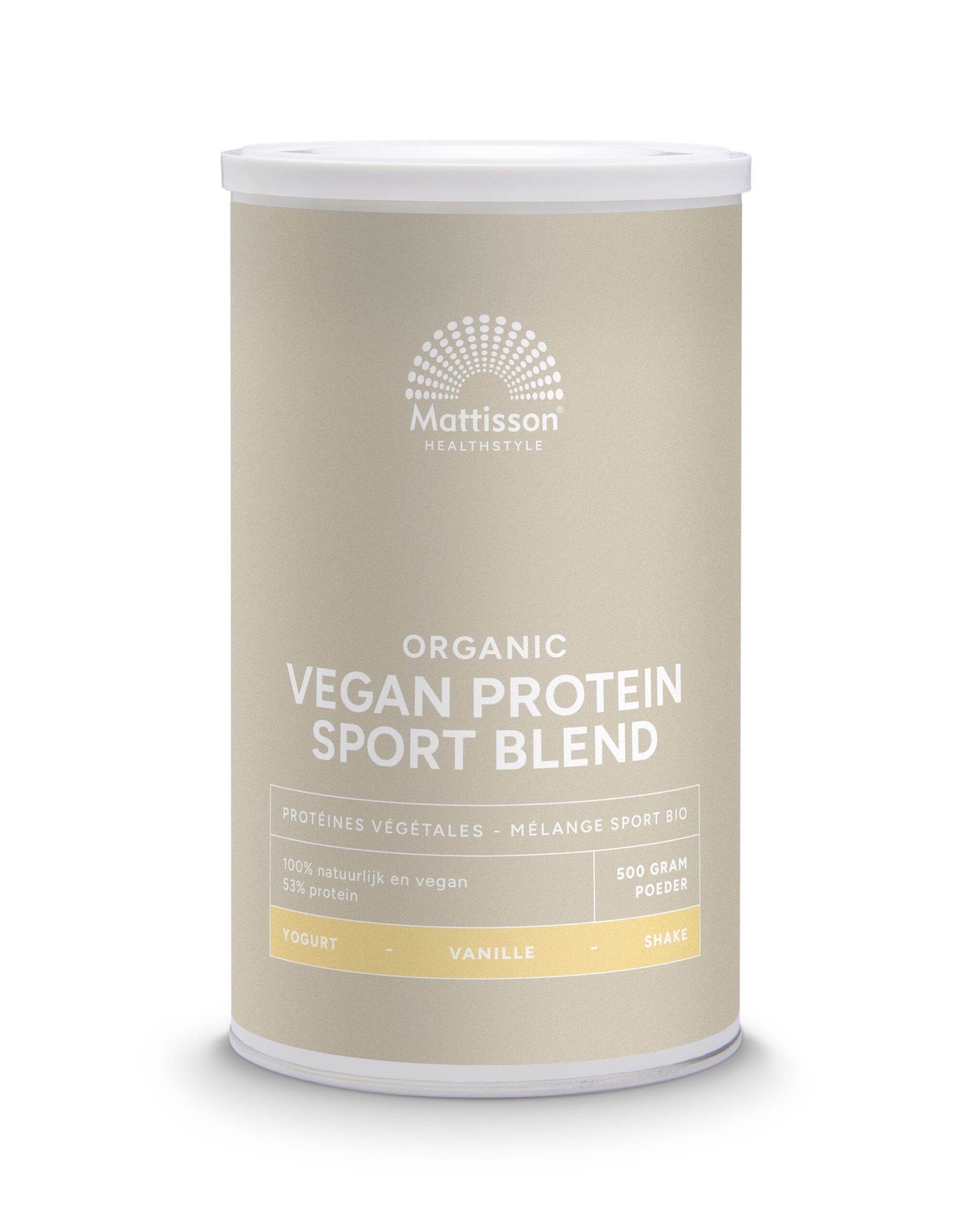 Mattisson Organic sport vegan protein blend vanille