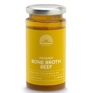 Mattisson Organic beef bone broth - botten boullion rund bio