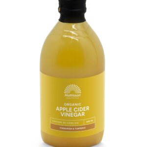 Mattisson Apple cider vinegar Cinnamon&turmeric appelaz bio