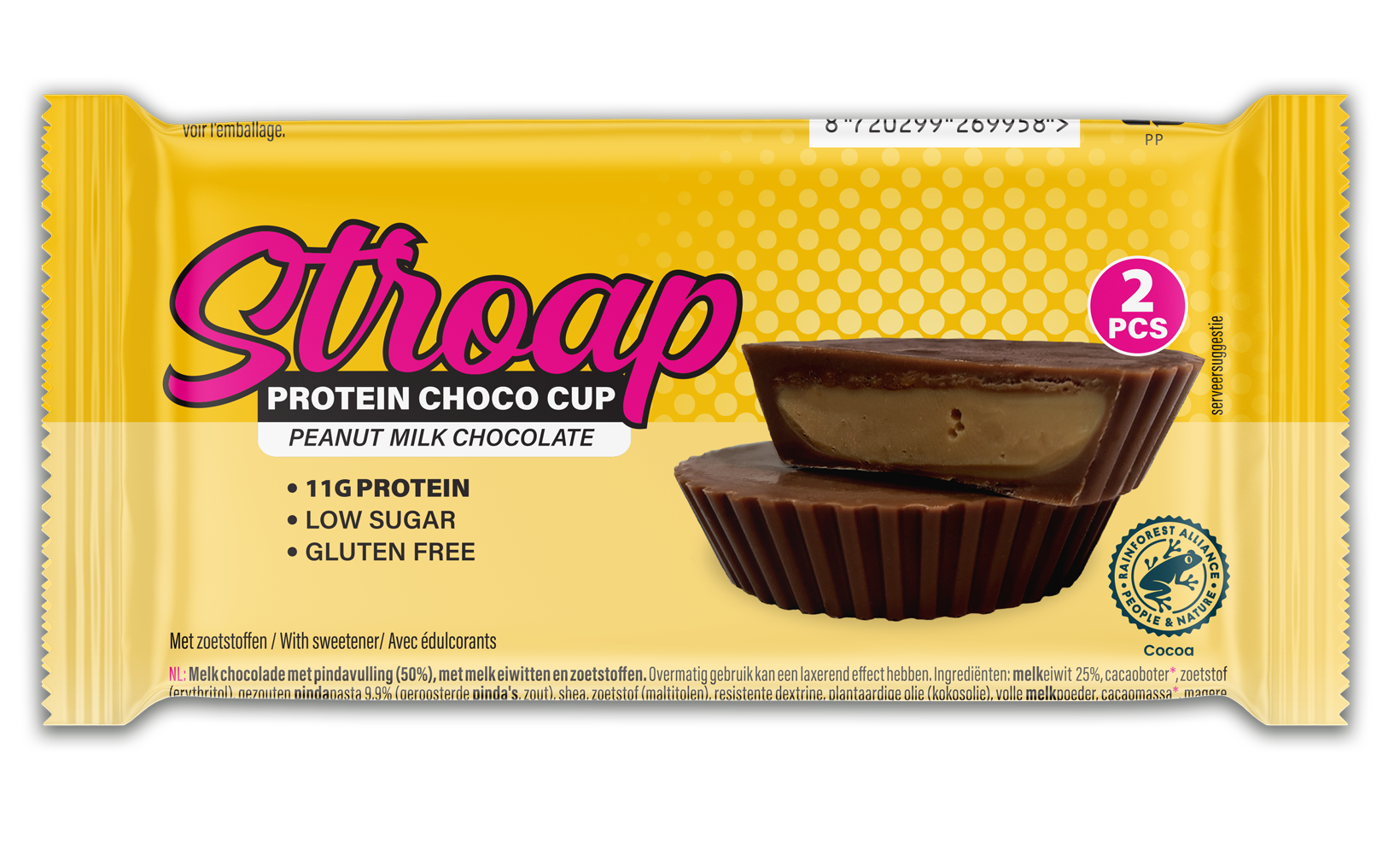 Stroap Protein peanut butter cup milk chocolate
