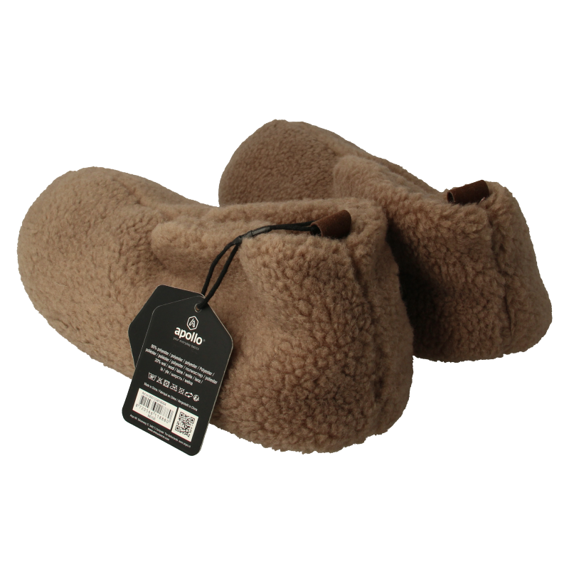 Apollo Slof dames teddy beige 39/40 - Afbeelding 2