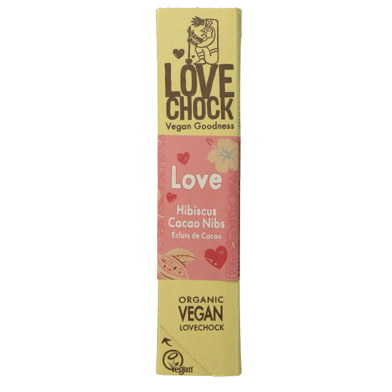 Lovechock Love hibiscus cacao nibs bio