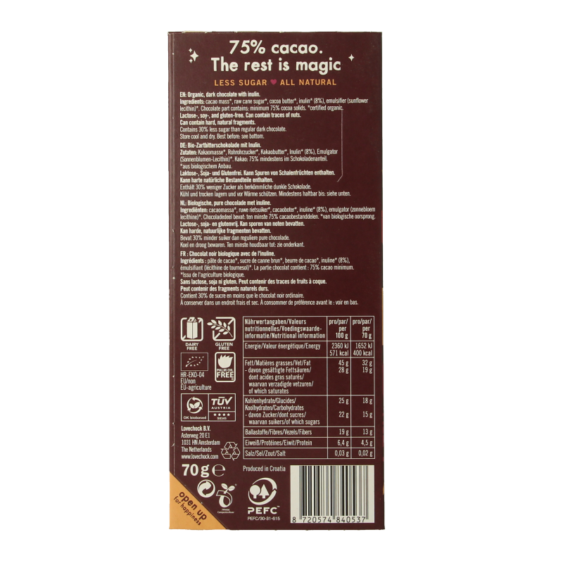 Lovechock Spirit rich dark bio - Afbeelding 2