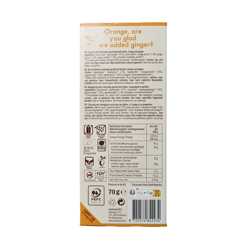 Lovechock Ginger orange bio - Afbeelding 2