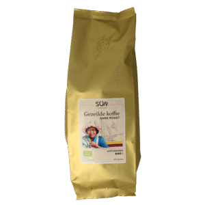 SUN Coffee Gezeilde koffiebonen dark roast bio