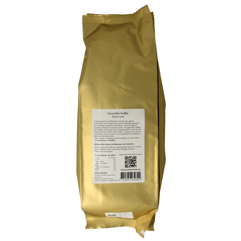 SUN Coffee Gezeilde koffiebonen dark roast bio - Afbeelding 2
