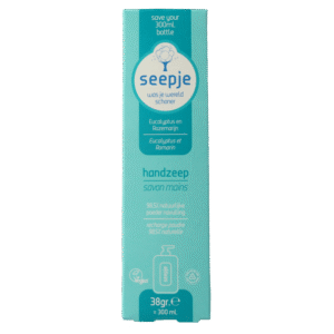 Seepje Handzeep eucalyptus & rozemarijn navulling