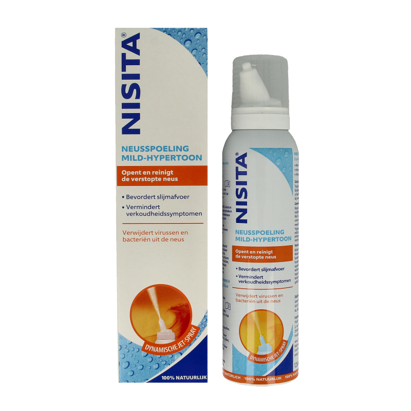 Nisita Neusspoeling mild hypertoon jet spray - Afbeelding 2