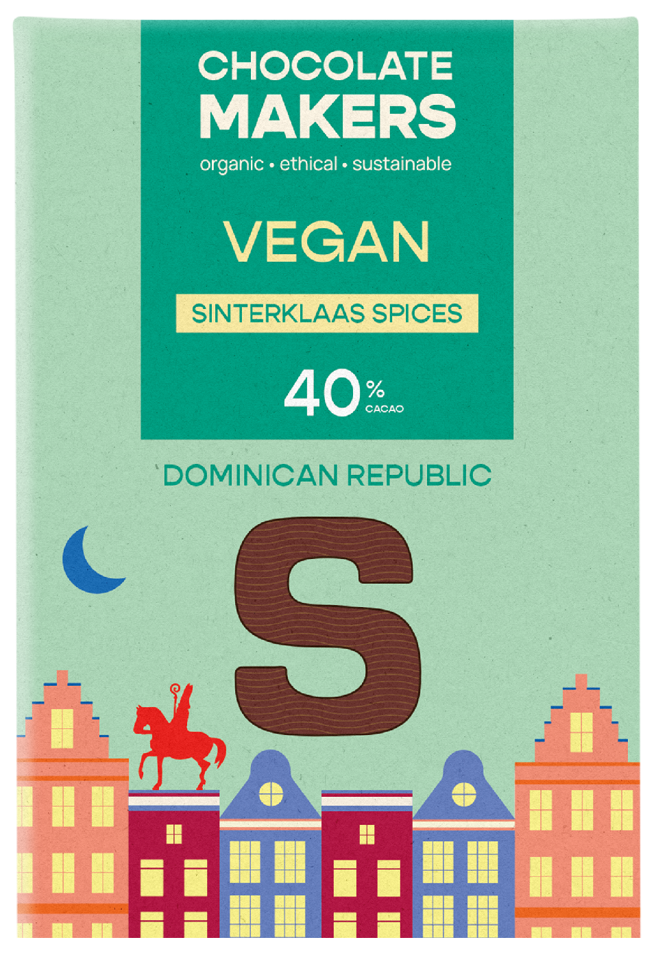 Chocolatemakers Sintletter melk vega bio