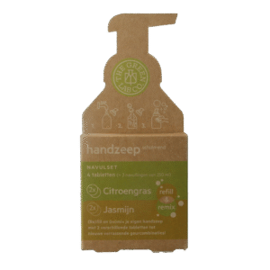 The Green Lab Co Handzeep navulset citroengras & jasmijn