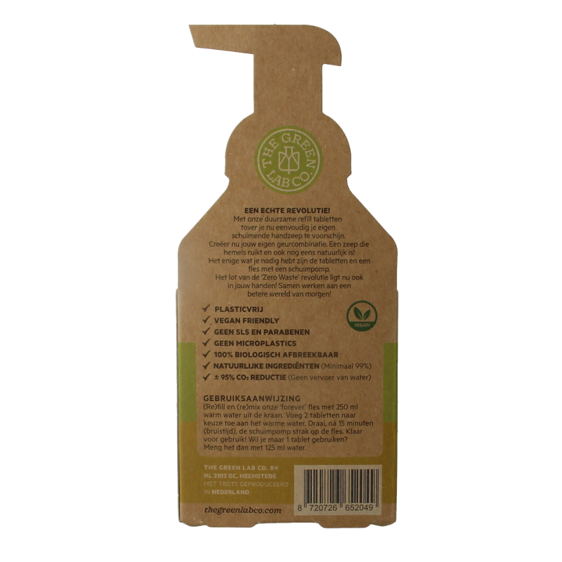 The Green Lab Co Handzeep navulset citroengras & jasmijn - Afbeelding 3